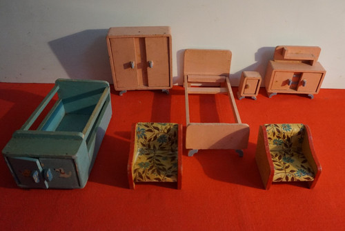 Mobili giochi vintage legno - giochi,