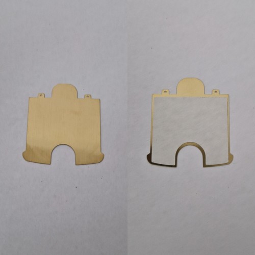 Adhesive back plate nokia 8800 - plate,