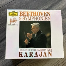 Ludwig Van Beethoven Von Karajan 9 Symphonien 6 Compact Disc CD Collection 1990