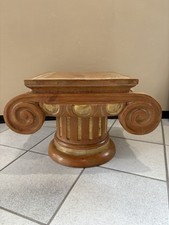 CAPITELLO IONICO Utilizzabile Come TAVOLINO o COMODINO in LEGNO