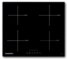 PremierTech Piano Cottura a Induzione 60cm 4 Zone Timer Blocco PT4I 