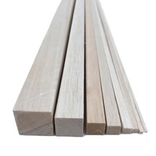 Fogli Strisce Legno Balsa Modellismo Architetto Arti Mestieri Lunghezza 450mm 7 Misure!