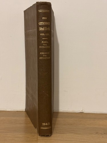 Clydesdale stud book vol - book, 65