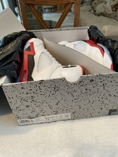 Nike Air Jordan 5 Retro Fire Red Black Tongue HQ7978-101 taglia 12 look! Prezzo basso