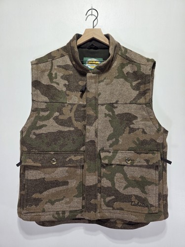 Cabelas gilet camo - cabelas, lana