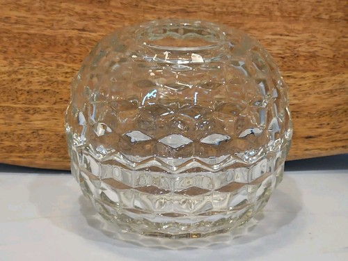 Vintage homco clear - clear, glass
