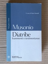 Musonio - DIATRIBE FRAMMENTI E