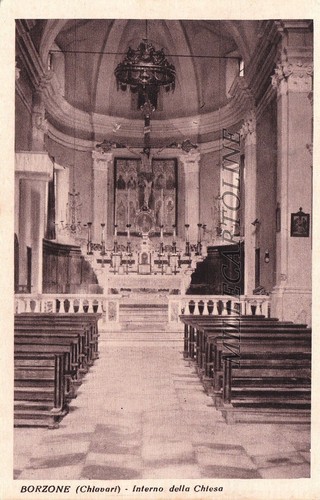 Borzone interno della chiesa - interno,