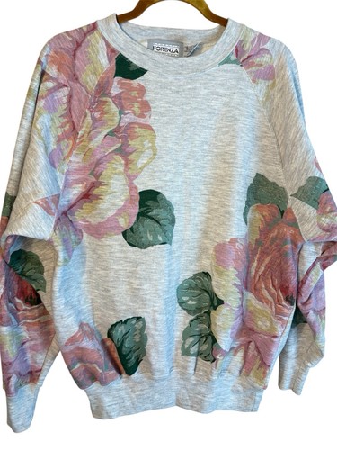 Felpa floreale vintage - , anni