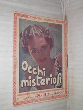 OCCHI MISTERIOSI Romanzo d