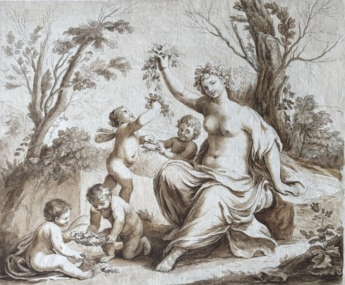 Dessin ancien allégorie - dessin,