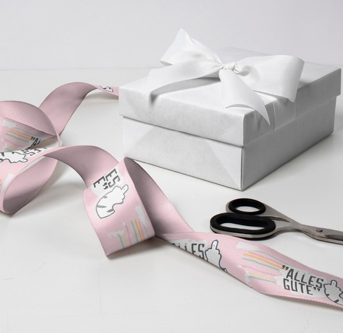 Nastro regalo gatto - cazzo, (set