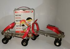 PATTINI A ROTELLE ROYAL GIOCA MILANO VINTAGE REGOLABILI PER BAMBINI RAGAZZI