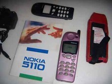 NOKIA 5110 PINK GSM ORIGINALE 1999 NO BRAND ESEMPLARE UNICO+BATTERIA ACCESSORI