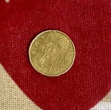 Moneta da 20 centesimi FRANCIA estremamente rara - Anno 1999
