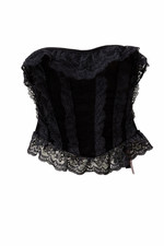 ROMWE corsetto in pizzo nero