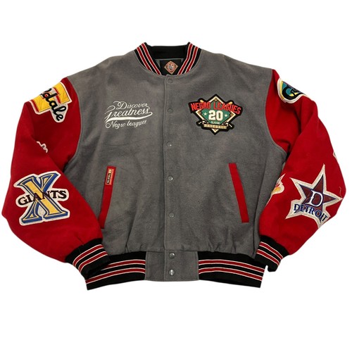 Giacca negro league baseball - negro,