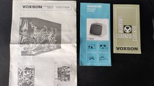 Voxson Istruzioni Garanzia Schema Elettrico Televisore Vintage ANNI '70