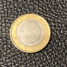 MONETA RARA DA 1 EURO BELGIO 1 SERIE ANNO 1999 errore conio