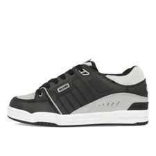 Globe Fusion Uomo Black Steel White Sneaker da Skate Nero