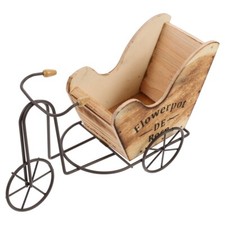 porta caramelle in legno bici