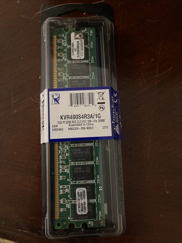 Kvr400s4r3a kingston 1gb - kingston,