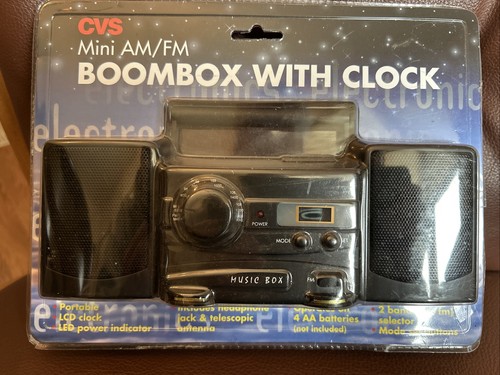 Cvs mini boom box radio - box,