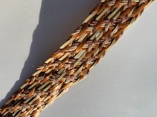 H14 Frangia Nastro Fascia in Rafia brandy  alto 4 Cm – Mt. 60