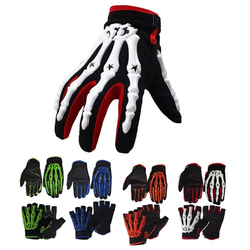 Guanti osso scheletro - osso, biker