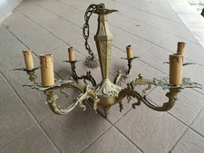 Antico Lampadario in ottone