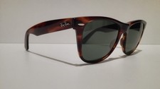 VINTAGE B&L RAY BAN WAYFARER II TORTOISE USA LARGE 54 mm.