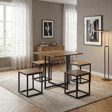 DecHome Set Tavolo da Pranzo