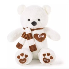 Orsacchiotto gigante grande Peluche Orso 80-120 CM pupazzo bambini bianco