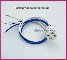 Portalampada attacco per circolina passo G10q con porta starter