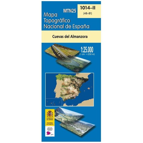 Spain map 1014 - -ii:, cuevas