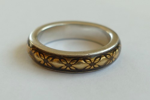 Anello pandora decoro floreale - anello,