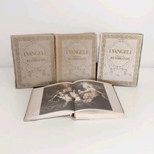 I Vangeli Illustrati Da Rembrandt 1983 - 4 Volumi Collana COMPLETA Da Collezione