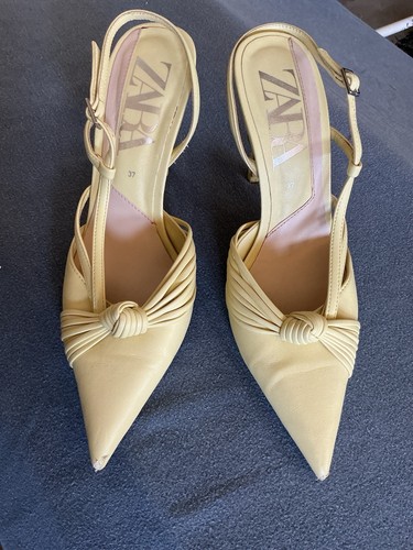 Zara tacchi giallo burro - tacchi,