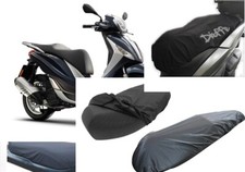 COPRISELLA  IMPERMEABILE PER PIAGGIO MEDLEY NERO ELASTICO CERATO FISSAGGIO 