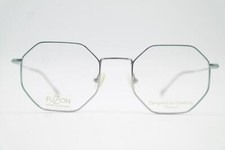 Occhiali FUZION FULF01 Titanio Verde Argento Rettangolare Montatura Nuova