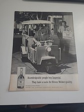 Imperial Hiram Walker Whisky 1964 Vintage Print Ad 10x13 