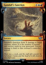 MTG GANDALF's SANCTION 659 EXC - SANZIONE DI GANDALF - LTR X EN - MAGIC