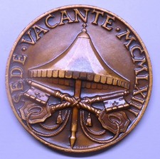 MEDAGLIA SEDE VACANTE 1963