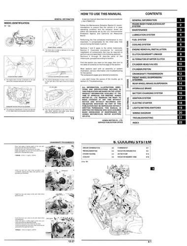 Manuale officina honda shadow - manuale,
