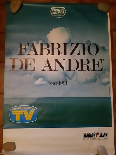Fabrizio andré poster - de,