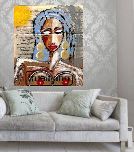 Pop art unica lady music - pop,