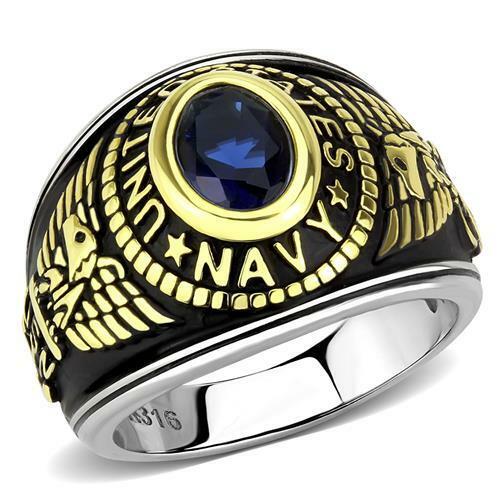 Anello uomo marina acciaio