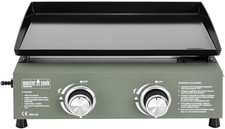 Mastercook - Piastra a Gas Professionale Da Esterno in Acciaio Inox Con 2, 3, 4 