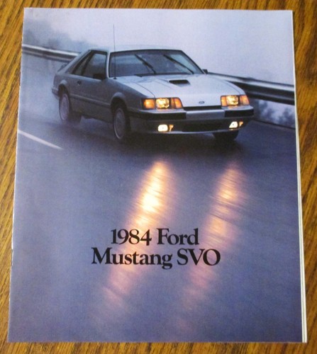 1984 ford mustang svo - *1984,