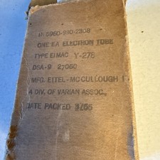 Eimac 278 tube 1963 tetrodo - eimac,
